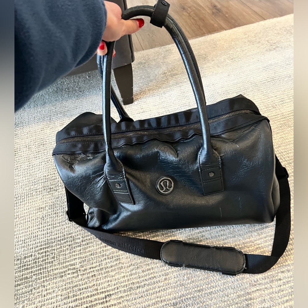 lululemon athletica Black Duffel Bag